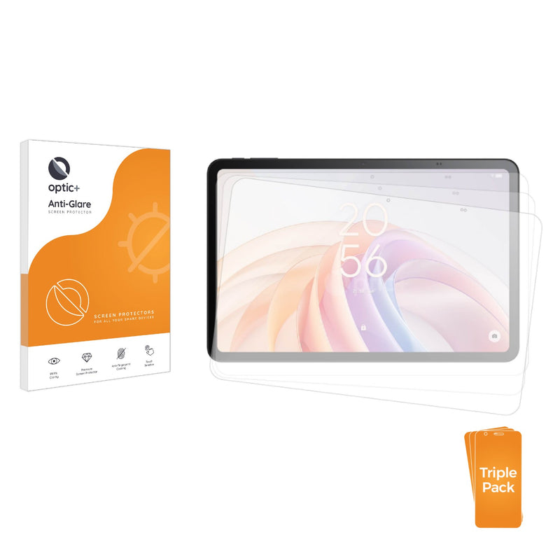 3-pack of Anti-Glare Screen Protectors for TCL Tab 11 FE