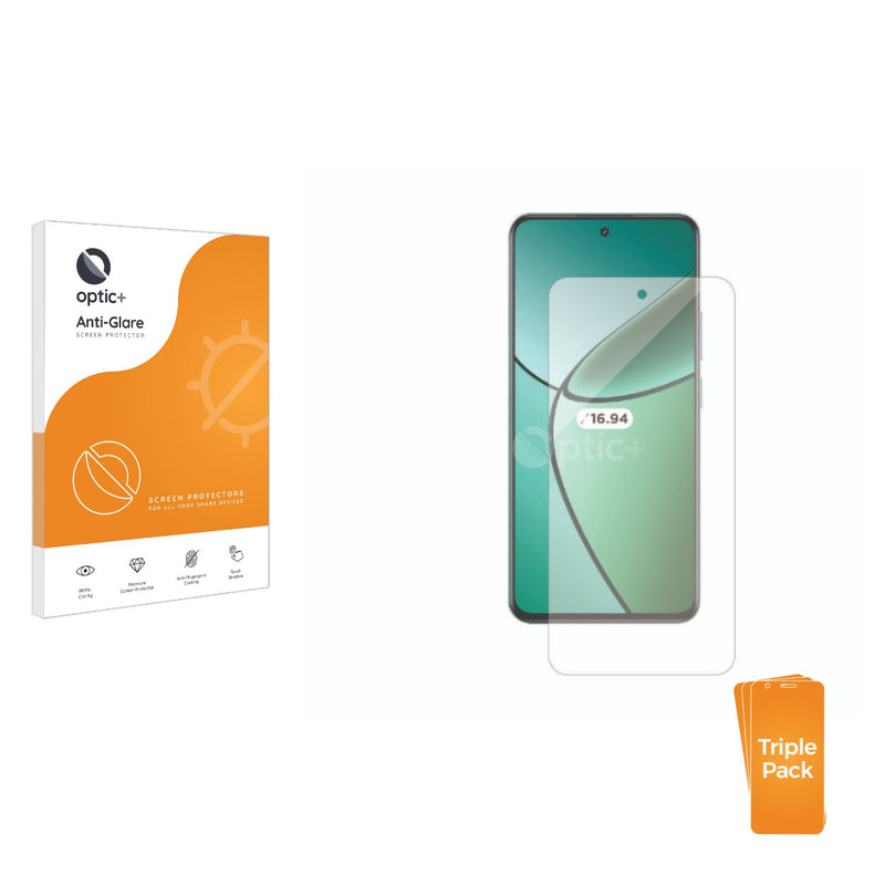 3pk Optic+ Anti-Glare Screen Protectors for realme 12