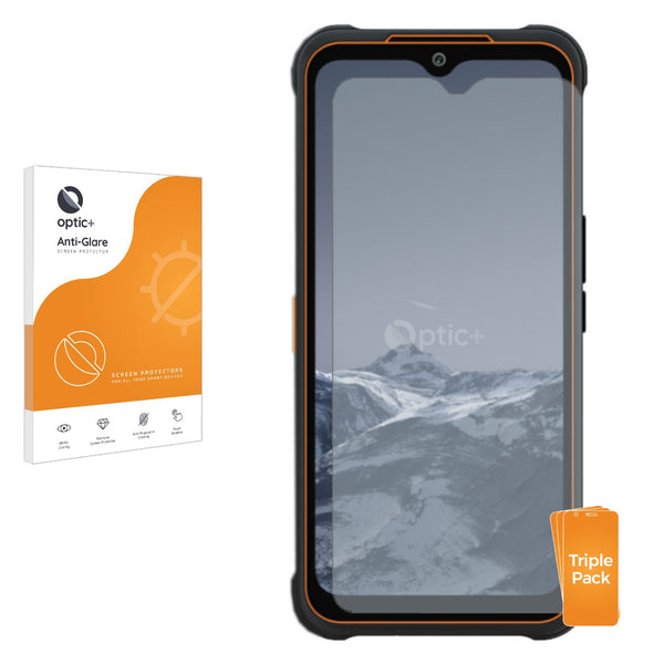 3pk Optic+ Anti-Glare Screen Protectors for AGM Glory Pro