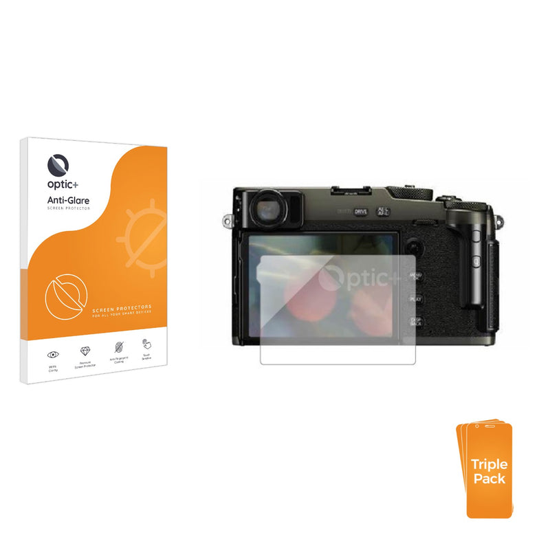 3pk Optic+ Anti-Glare Screen Protectors for FujiFilm X-Pro3