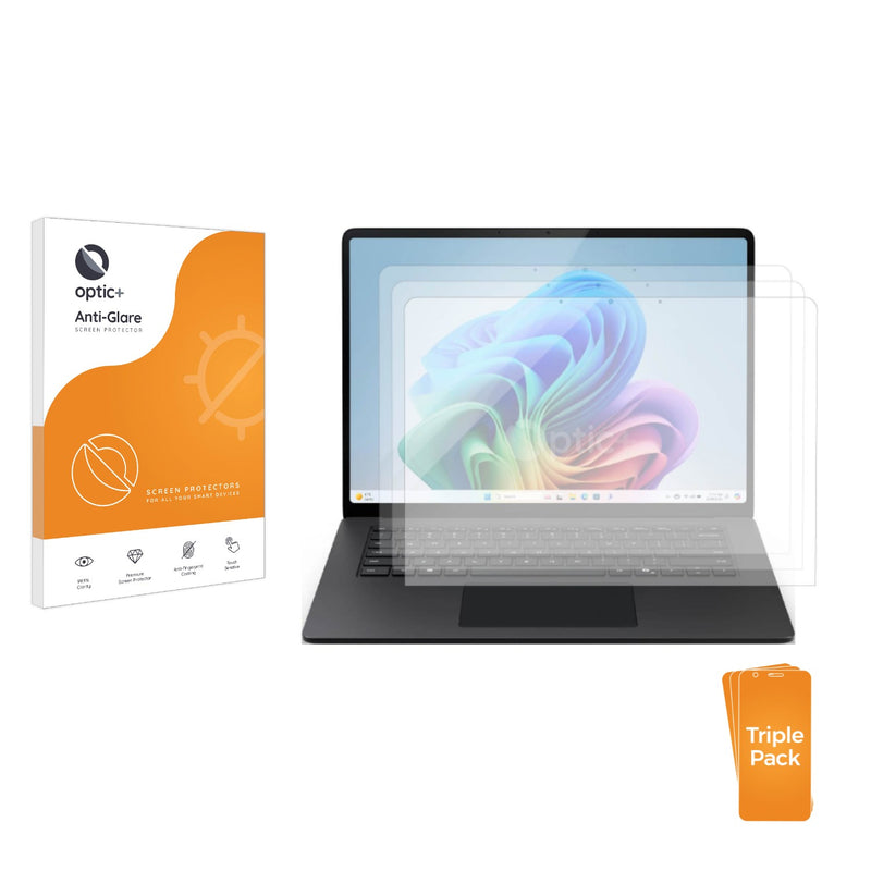 3-pack of Anti-Glare Screen Protectors for Microsoft Surface Laptop 15"