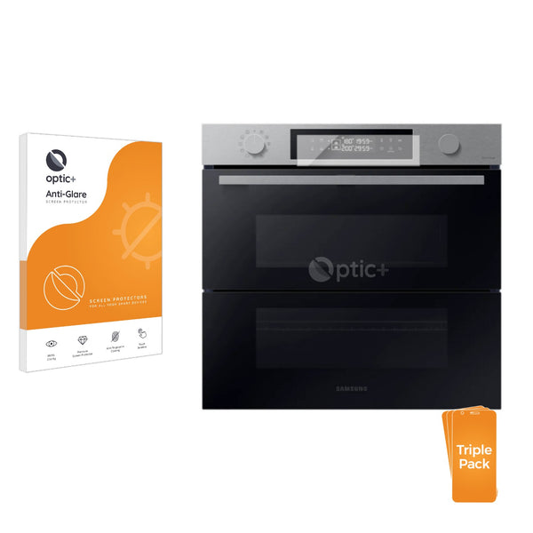 3pk Optic+ Anti-Glare Screen Protectors for Samsung SmartThings Dual Cook Flex