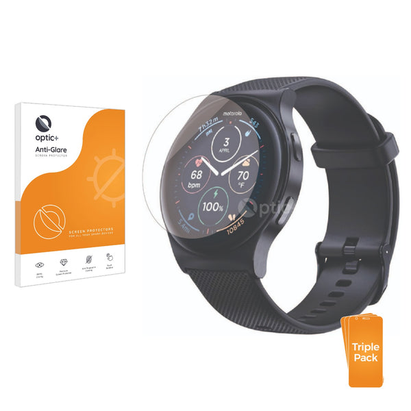 3-pack of Anti-Glare Screen Protectors for Motorola Moto Watch 120