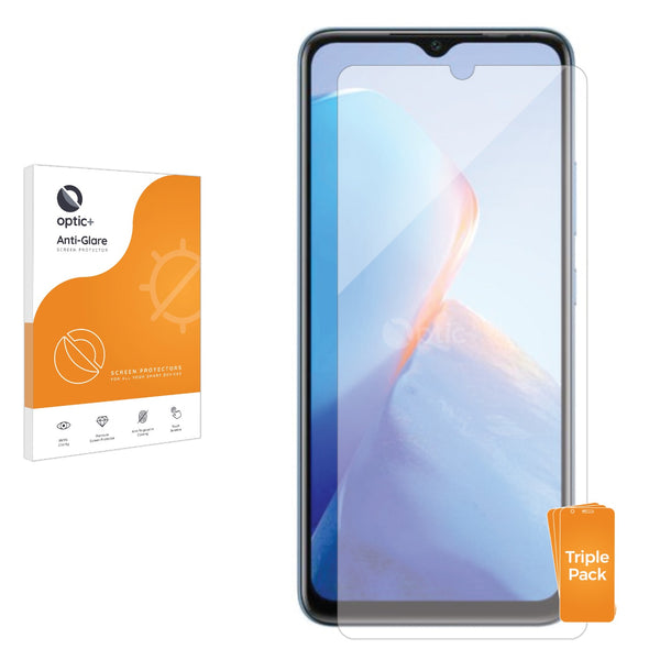 3pk Optic+ Anti-Glare Screen Protectors for Infinix Smart 7 HD