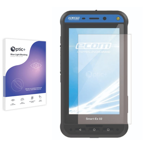 Optic+ Blue Light Blocking Screen Protector for Ecom Smart-Ex 02 DZ2