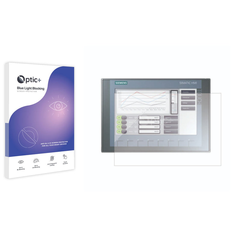 Optic+ Blue Light Blocking Screen Protector for Siemens Simatic HMI KTP900F