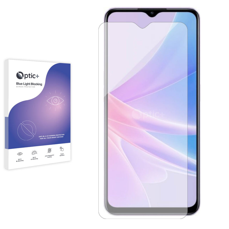 Optic+ Blue Light Blocking Screen Protector for Oppo A78 5G