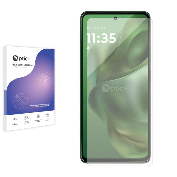 Blue Light Blocking Screen Protector for Motorola Moto G Power (2025).
