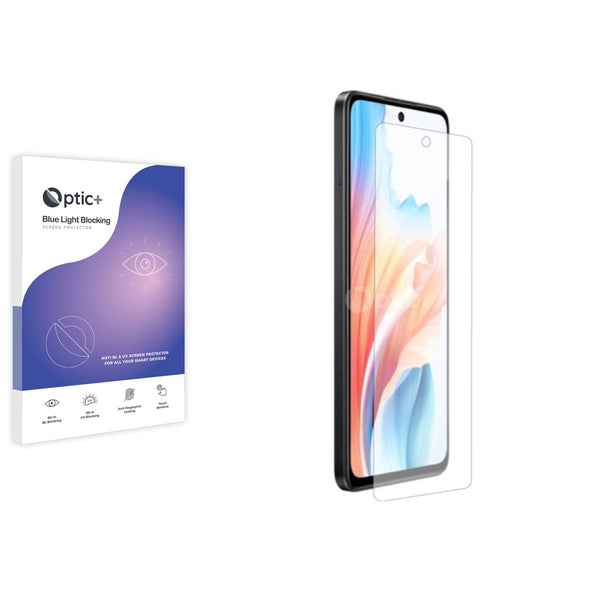 Optic+ Blue Light Blocking Screen Protector for Oppo A2