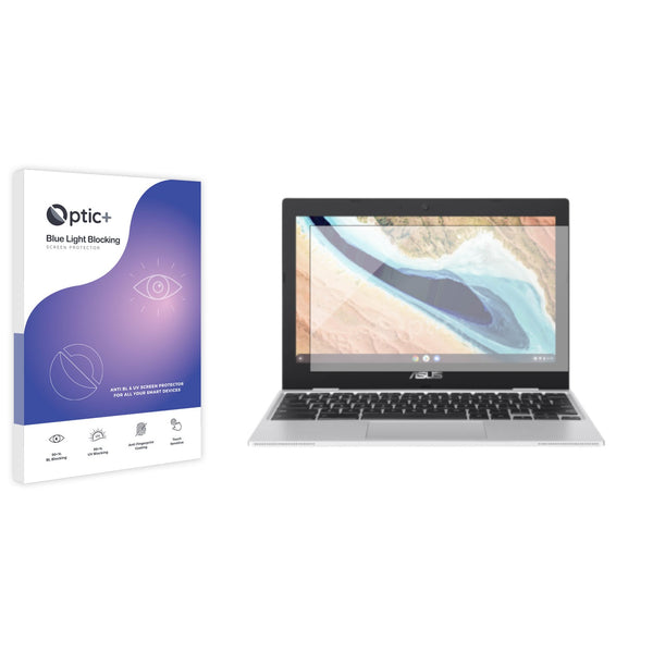 Optic+ Blue Light Blocking Screen Protector for ASUS Chromebook CX1