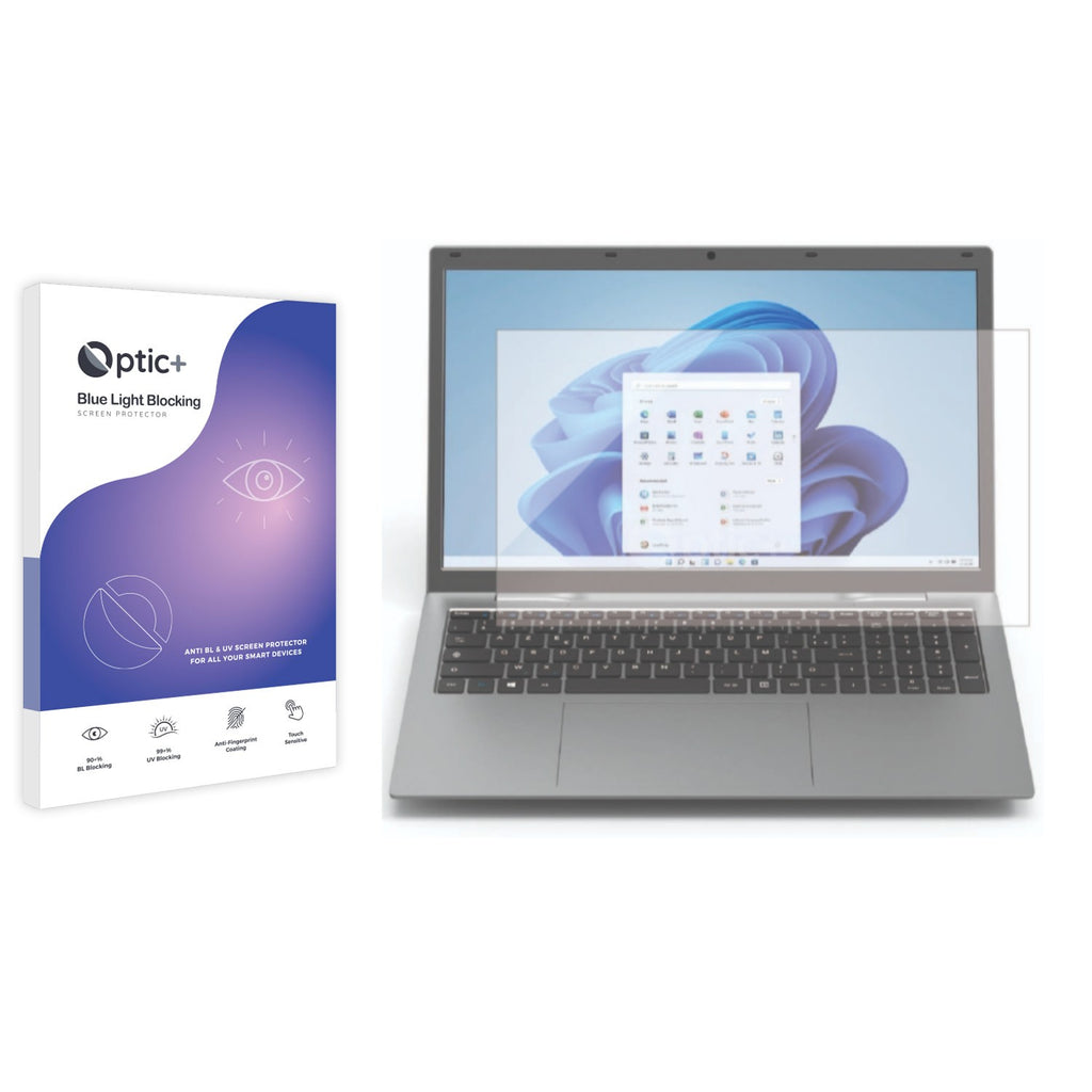 Optic+ Blue Light Blocking Screen Protector for shinobee difinity 7466 17.3"