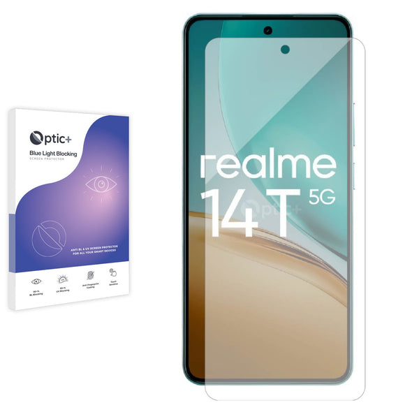 Blue Light Blocking Screen Protector for realme 14T.