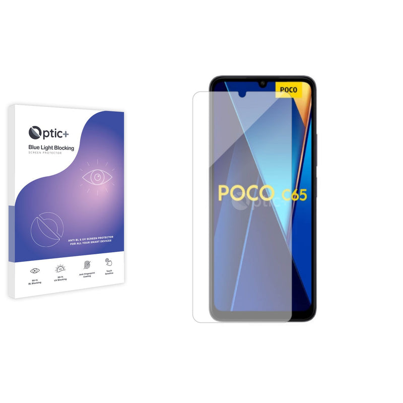 Optic+ Blue Light Blocking Screen Protector for Xiaomi Poco C65