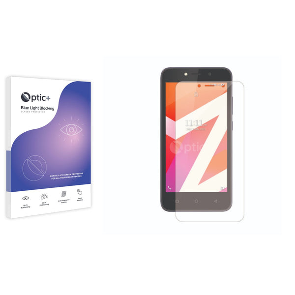 Optic+ Blue Light Blocking Screen Protector for Lava Z1s