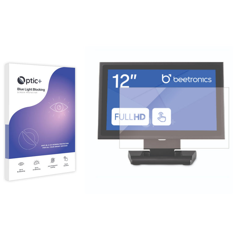 Optic+ Blue Light Blocking Screen Protector for Beetronics 12TS7M