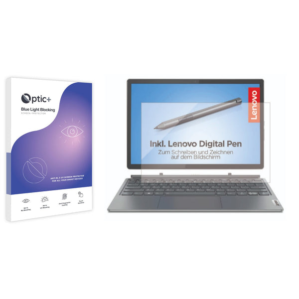 Optic+ Blue Light Blocking Screen Protector for Lenovo IdeaPad Duet 5i Gen 8 12"