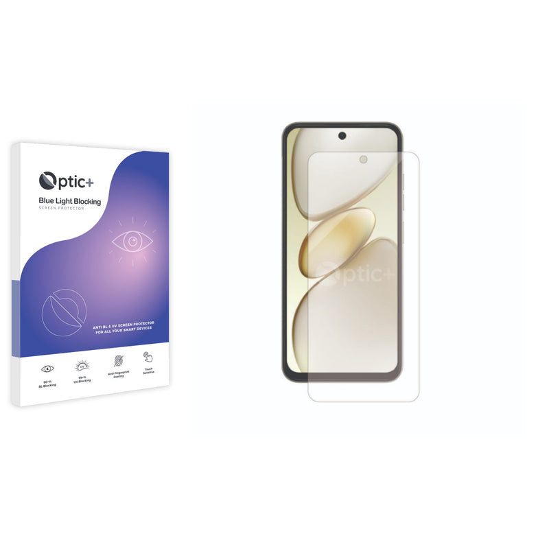 Blue Light Blocking Screen Protector for Tecno Spark Go 1S.