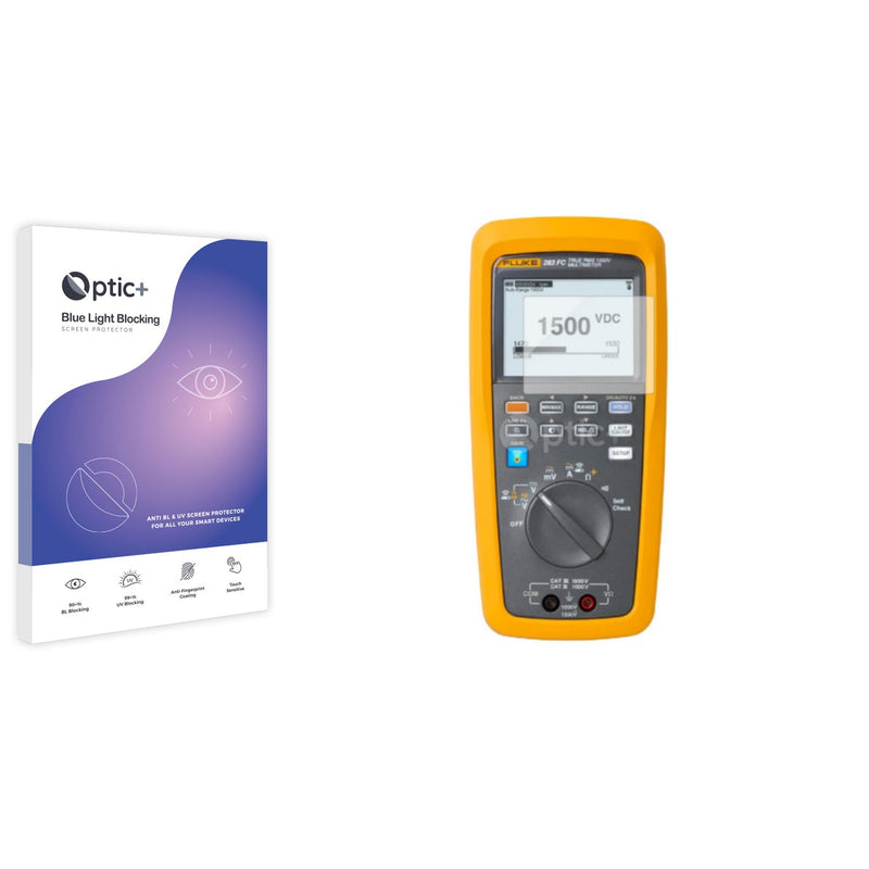 Blue Light Blocking Screen Protector for Fluke Solar-Multimeter 283 FC.