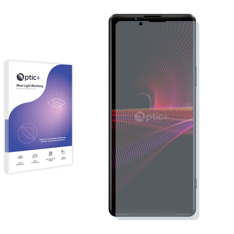 Optic+ Blue Light Blocking Screen Protector for Sony Xperia 1 III