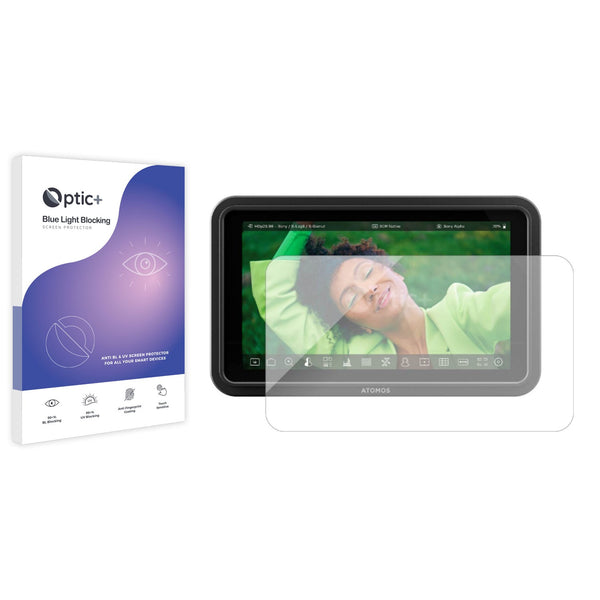 Blue Light Blocking Screen Protector for Atomos Shinobi 2.