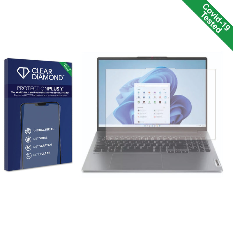 Clear Diamond Anti-viral Screen Protector for Lenovo IdeaPad Pro 5i Gen 9 16"