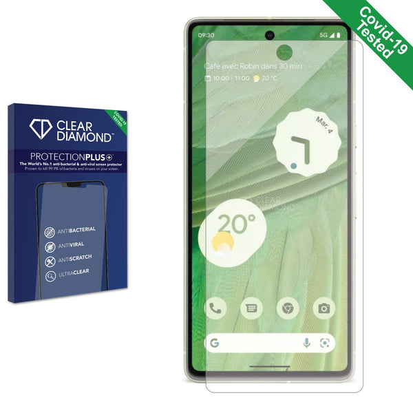Clear Diamond Anti-viral Screen Protector for Google Pixel 7a