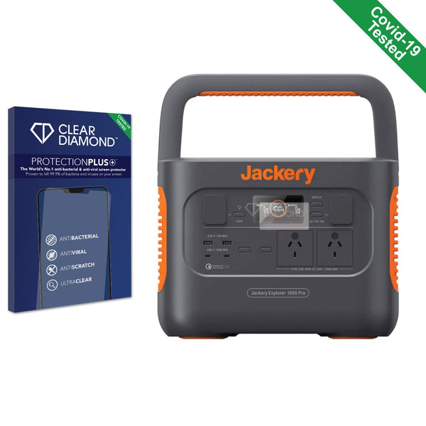 Clear Diamond Anti-viral Screen Protector for Jackery Explorer 1000 Pro Portable Power Station