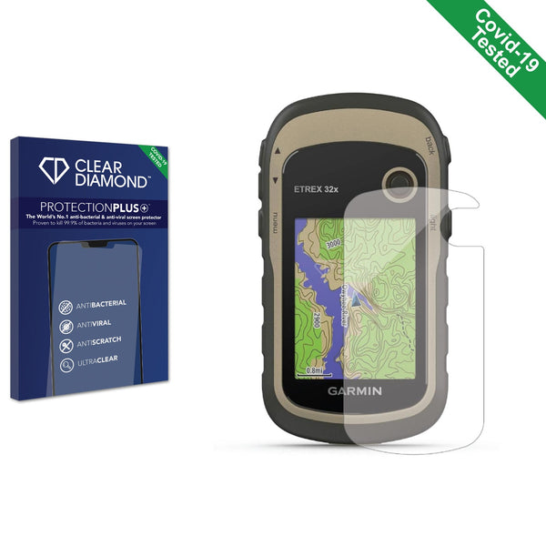 Clear Diamond Anti-viral Screen Protector for Garmin eTrex 32x