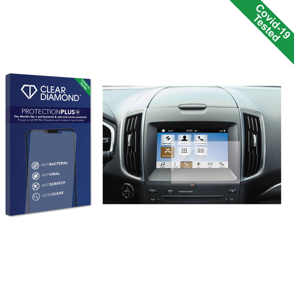 Clear Diamond Anti-viral Screen Protector for Ford Everest 2016 SYNC2 8"