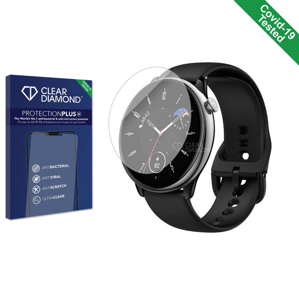 Clear Diamond Anti-viral Screen Protector for Huami Amazfit GTR Mini