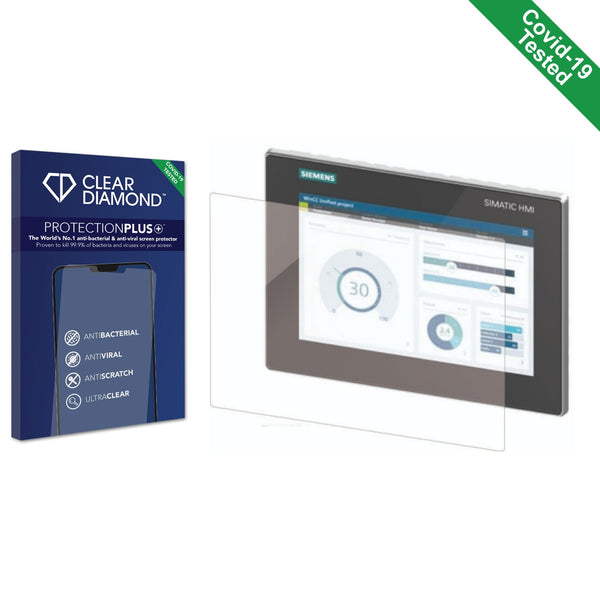 Clear Diamond Anti-viral Screen Protector for Siemens Simatic HMI MTP1000 Unified Comfort