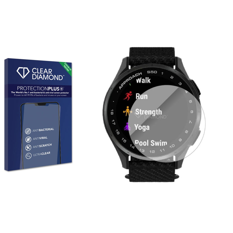 Anti-bacterial Screen Protector for Garmin Approach S50