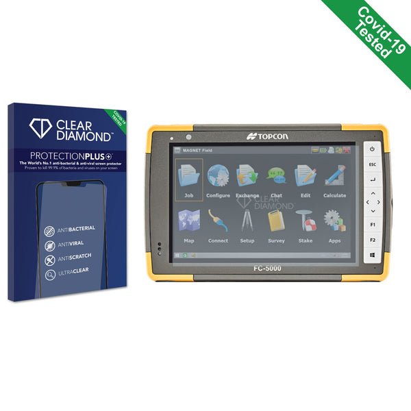 Clear Diamond Anti-viral Screen Protector for Topcon FC-5000