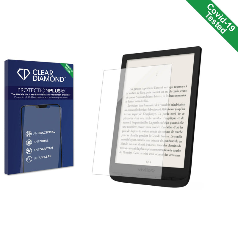 Clear Diamond Anti-viral Screen Protector for Vivlio InkPad 3