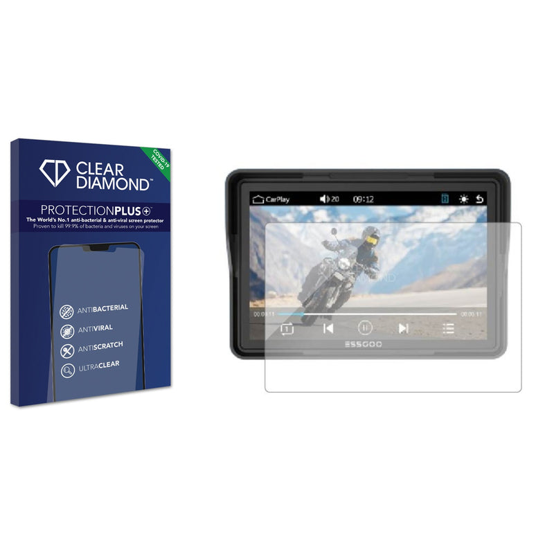 Anti-bacterial Screen Protector for Essgoo Motorrad Carplay 5