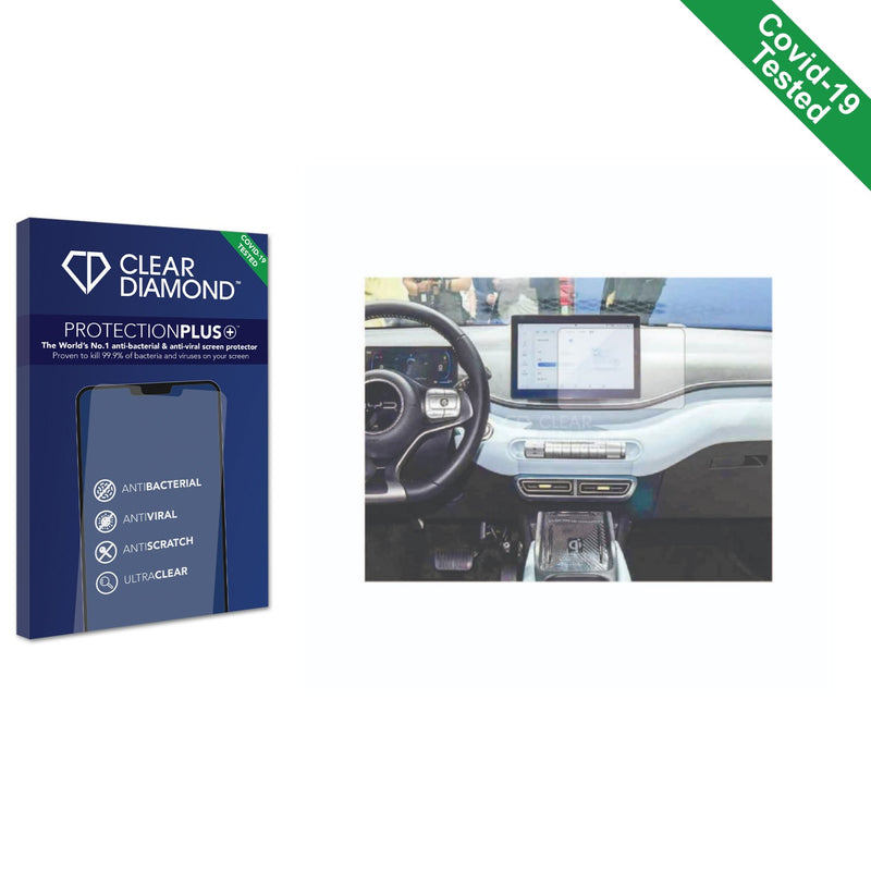 Clear Diamond Anti-viral Screen Protector for BYD Seagull 10.1" Infotainment display