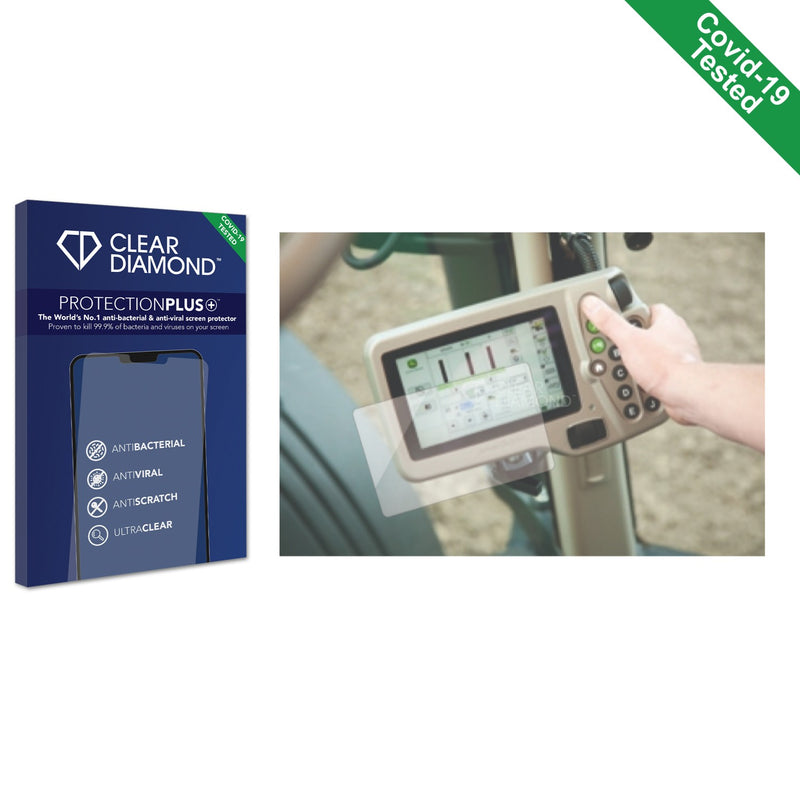 Clear Diamond Anti-viral Screen Protector for John Deere DR12