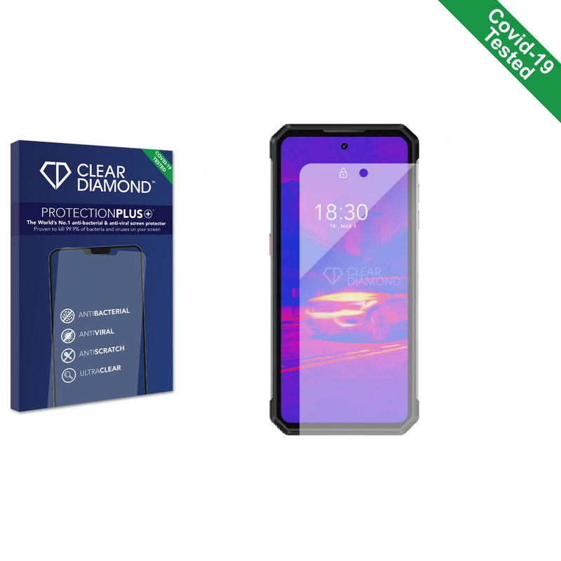 Clear Diamond Anti-viral Screen Protector for Oukitel WP21 Ultra