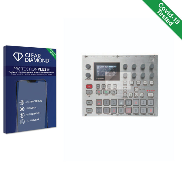 Clear Diamond Anti-viral Screen Protector for Elektron Syntakt E25 Remix Edition