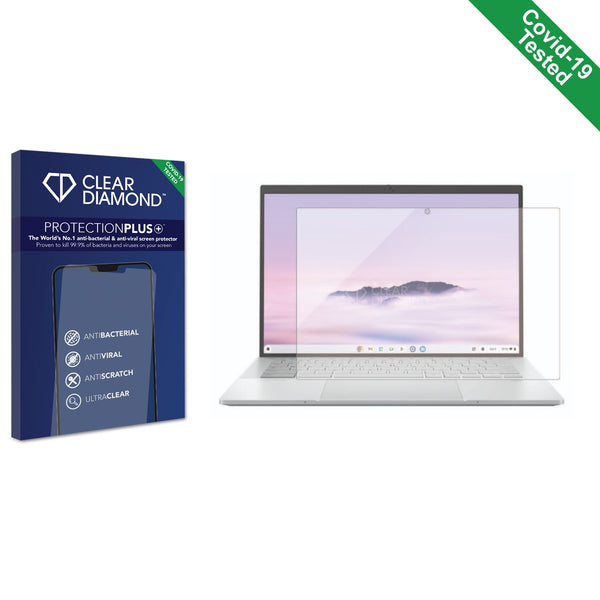 Clear Diamond Anti-viral Screen Protector for ASUS ExpertBook CX54 Chromebook Plus