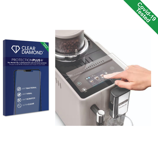 Clear Diamond Anti-viral Screen Protector for DeLonghi Rivelia