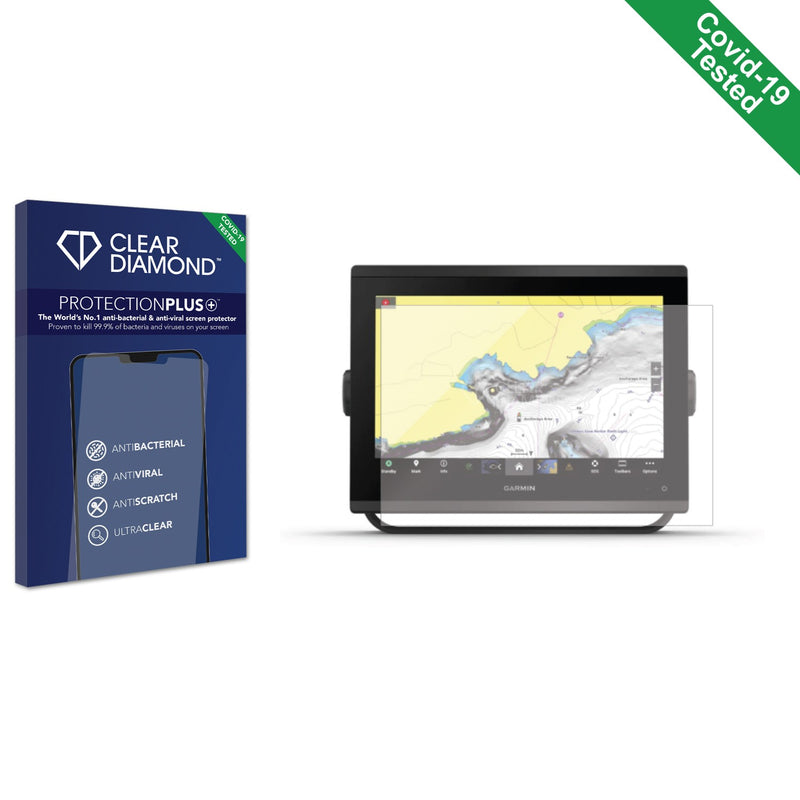 Clear Diamond Anti-viral Screen Protector for Garmin GPSMAP 1253xsv