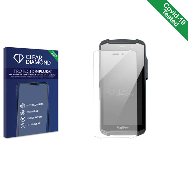 Clear Diamond Anti-viral Screen Protector for RugGear RG540