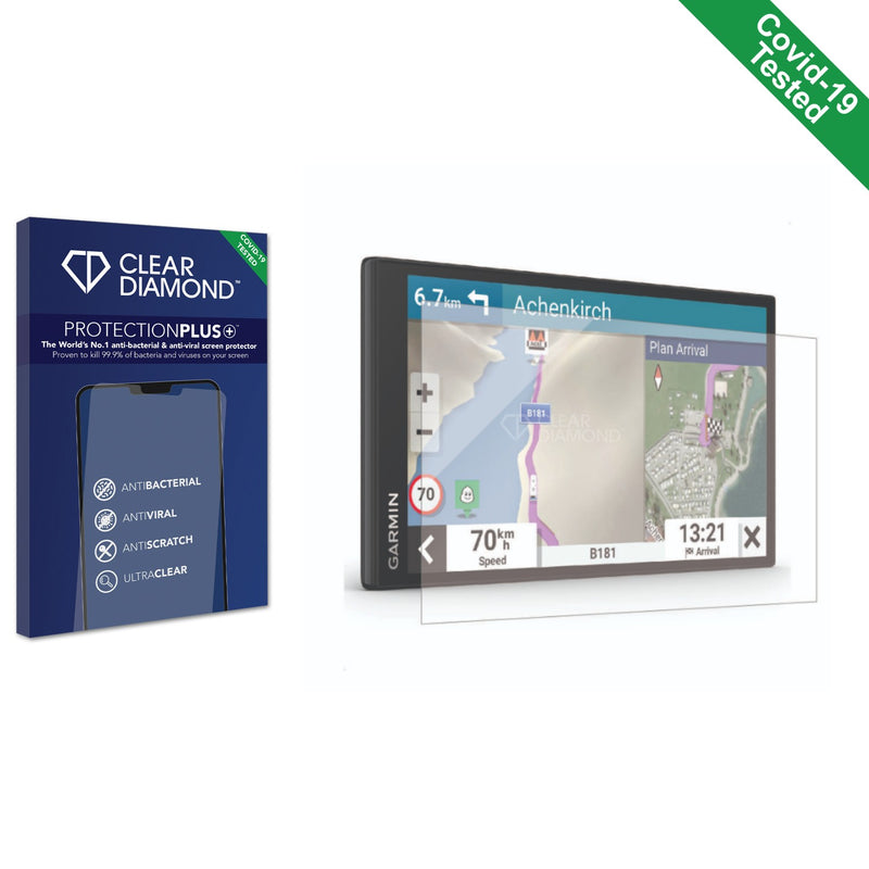 Clear Diamond Anti-viral Screen Protector for Garmin CamperVan