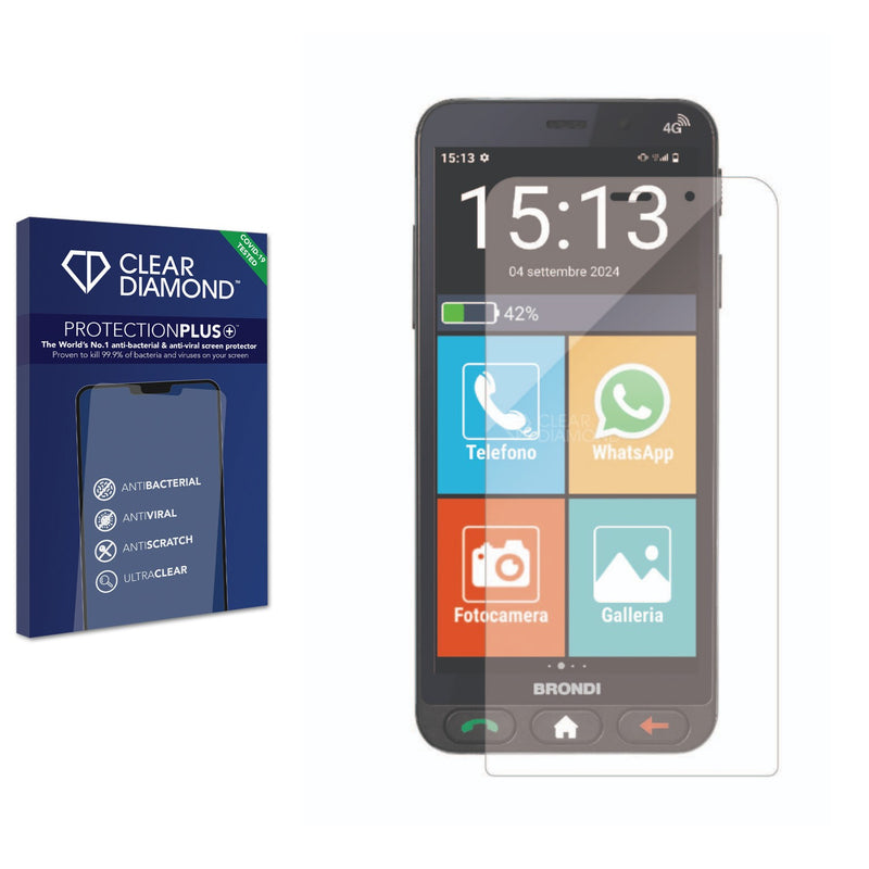 Anti-bacterial Screen Protector for Brondi Amico Vero 4G