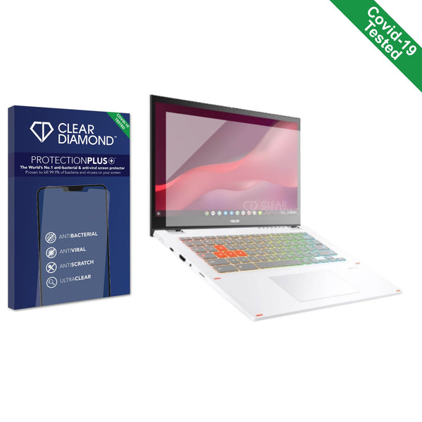 Clear Diamond Anti-viral Screen Protector for ASUS Chromebook Vibe CX34 Flip