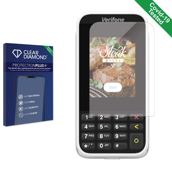 Clear Diamond Anti-viral Screen Protector for Verifone e285