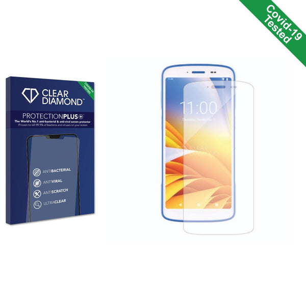 Clear Diamond Anti-viral Screen Protector for Zebra HC20