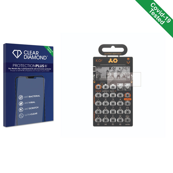 Clear Diamond Anti-viral Screen Protector for Teenage Engineering PO-33 K.O