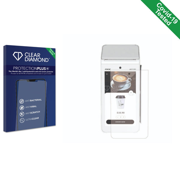 Clear Diamond Anti-viral Screen Protector for Pax A8500